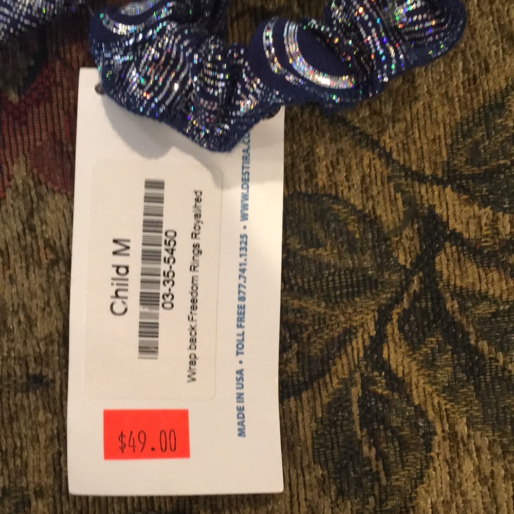 Destira Gymnastics Dance Swimsuit Child Medium - Picture 5 of 5